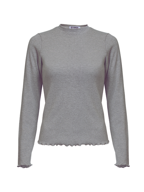 Ribbed Long Sleeve Top