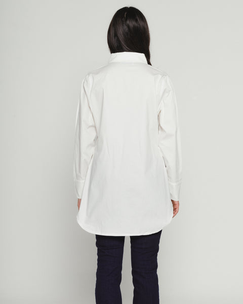 Puffy Sleeve Shirt with Belt