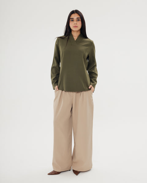 V-Collar Top