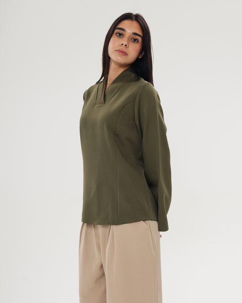 V-Collar Top