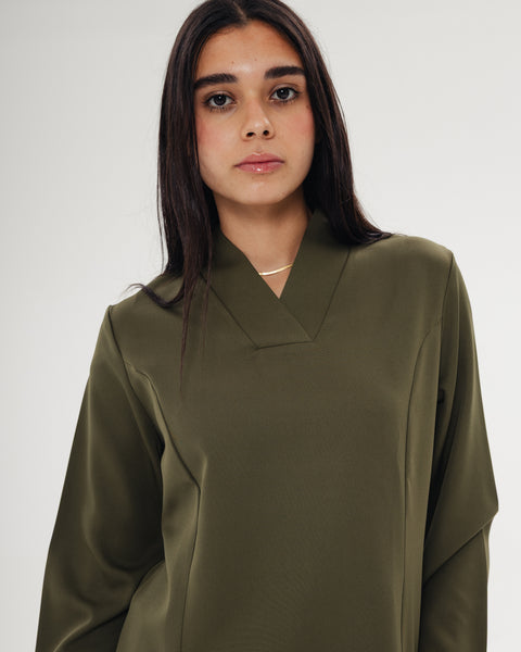 V-Collar Top