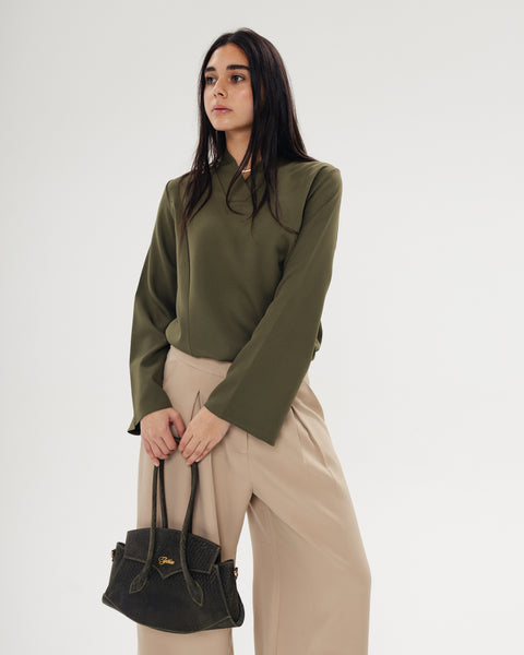 V-Collar Top