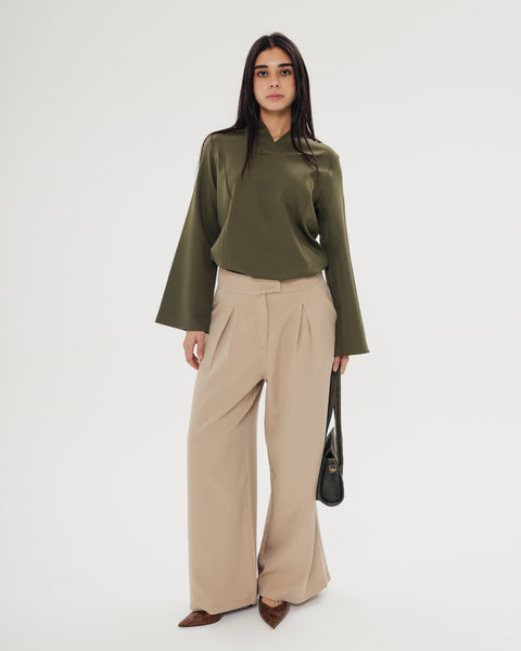 V-Collar Top