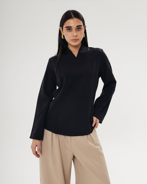 V-Collar Top