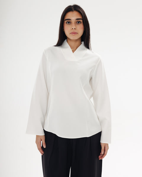 V-Collar Top