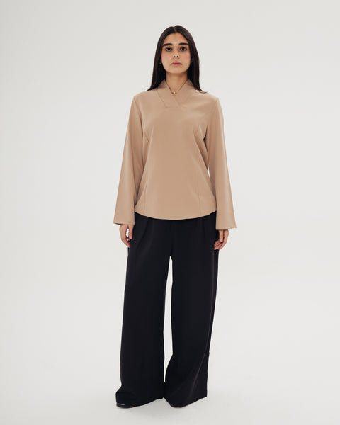V-Collar Top
