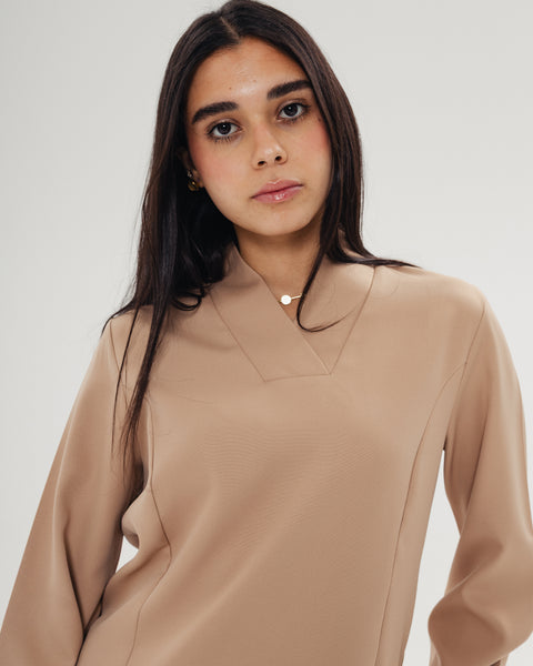 V-Collar Top