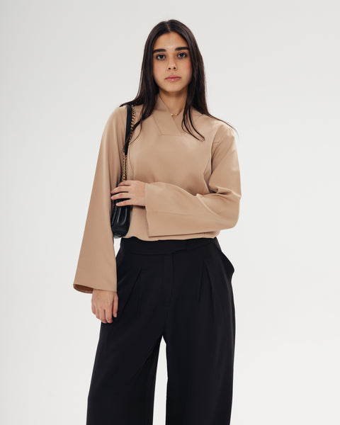 V-Collar Top