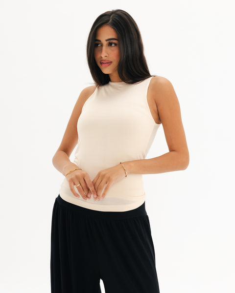 Double Front Tank Top