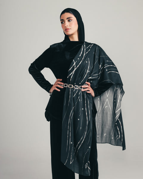 Leil (ليل) in Viscose Woven