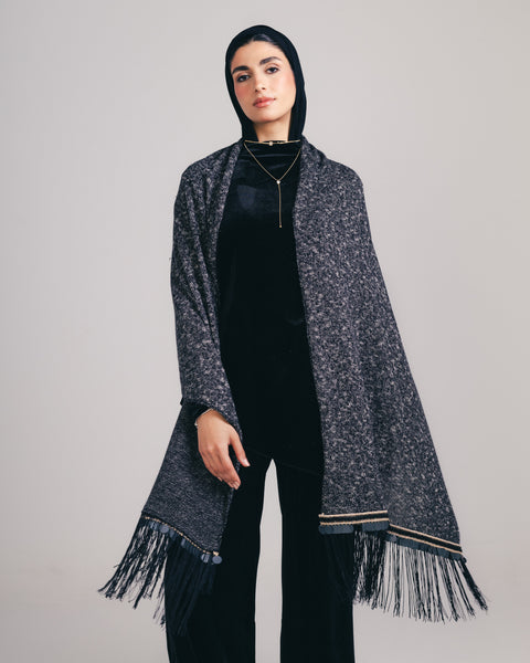 Sequins Knit Shawl