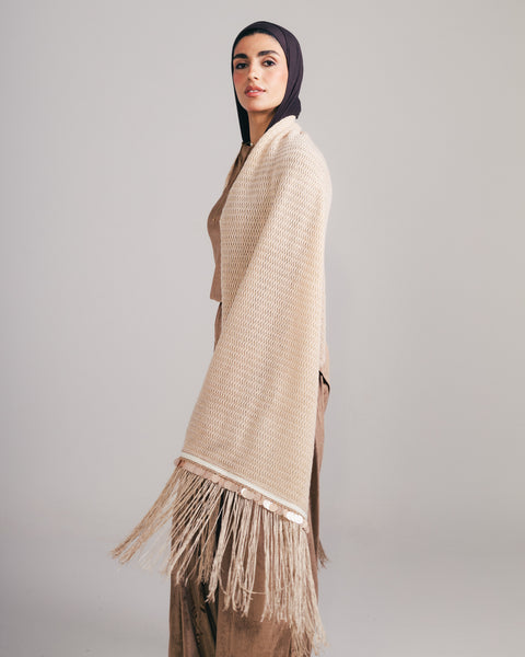 Sequins Knit Shawl