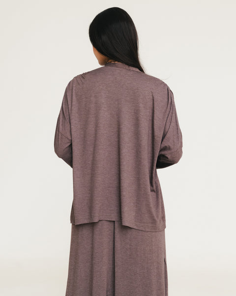 Breeza Drape Asymmetrical Cardigan