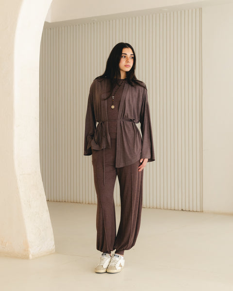 Breeza Drape Asymmetrical Cardigan