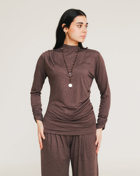 Breeza Drape Sleeve Top
