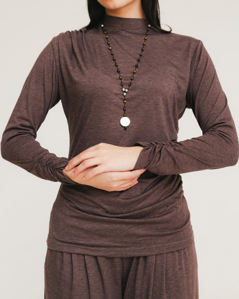 Breeza Drape Sleeve Top