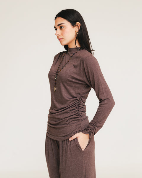 Breeza Drape Sleeve Top