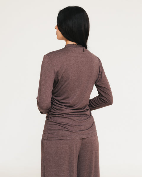 Breeza Drape Sleeve Top