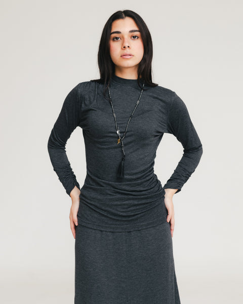 Breeza Drape Sleeve Top