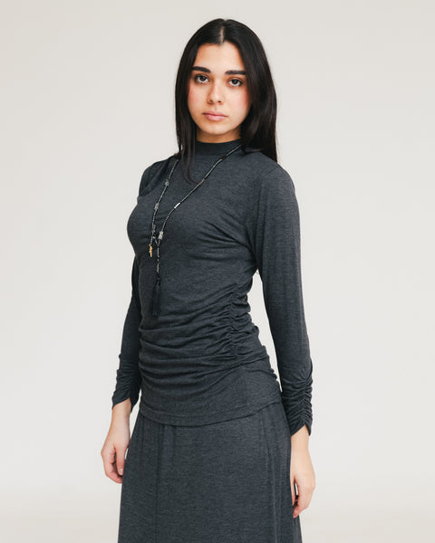Breeza Drape Sleeve Top