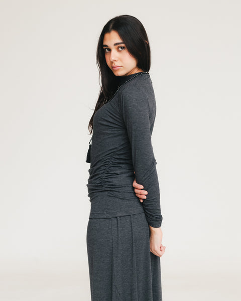 Breeza Drape Sleeve Top