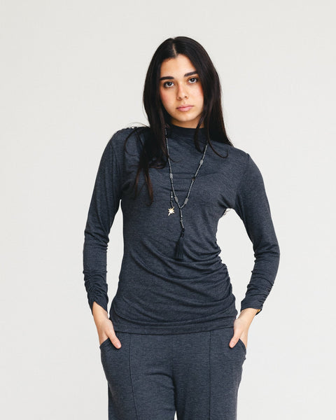 Breeza Drape Sleeve Top