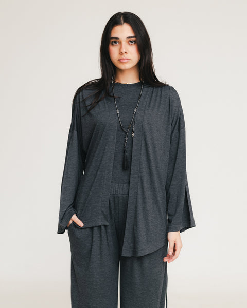 Breeza Drape Asymmetrical Cardigan