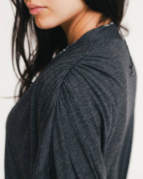 Breeza Drape Asymmetrical Cardigan