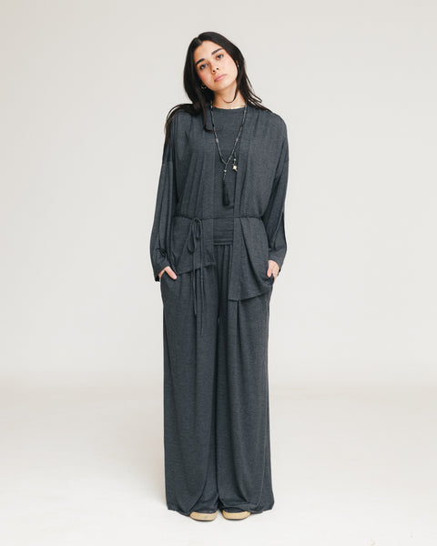 Breeza Drape Asymmetrical Cardigan