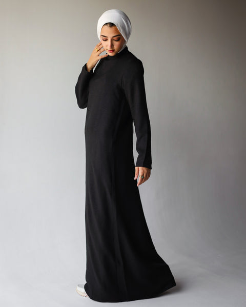 Basic Black Sleeve Dress