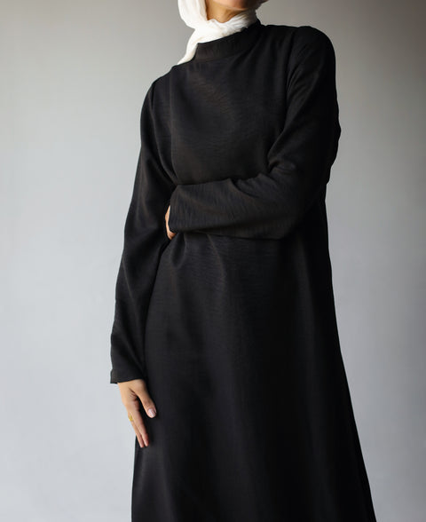 Basic Black Sleeve Dress