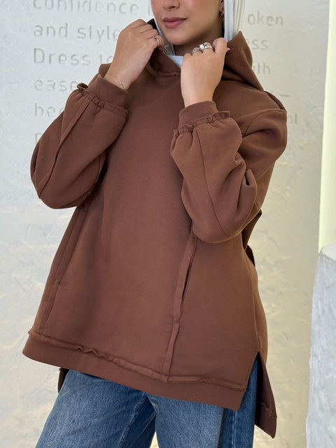 Detailed Stitches Hoodie