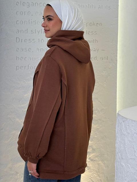 Detailed Stitches Hoodie