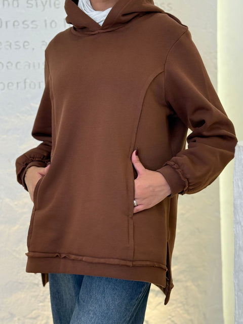 Detailed Stitches Hoodie