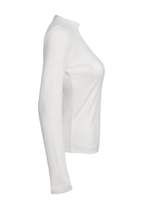 Regular Fit Ribbed Long Sleeve Top
