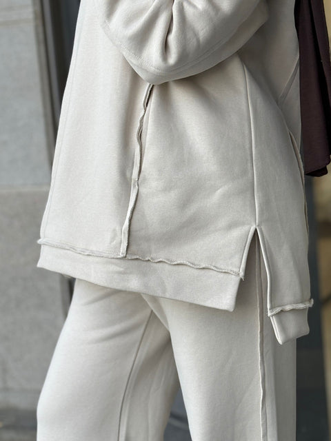 Detailed Stitches Hoodie