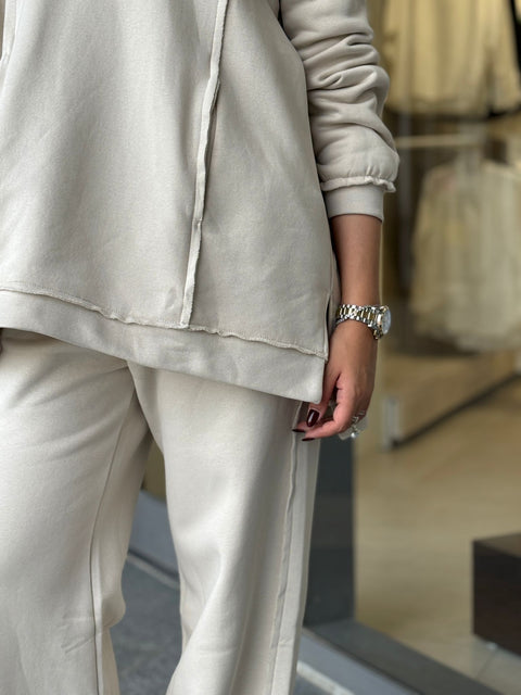 Detailed Stitches Hoodie