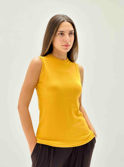 Ribbed Sleeveless Undershirt