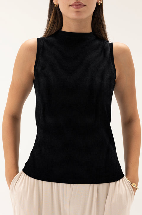 Ribbed Sleeveless Undershirt