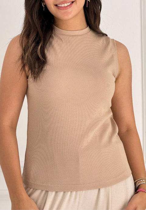 Ribbed Sleeveless Undershirt