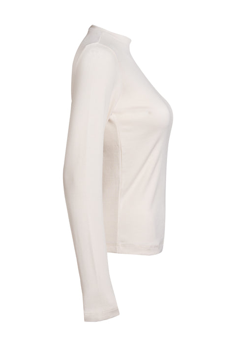 Regular Fit Ribbed Long Sleeve Top
