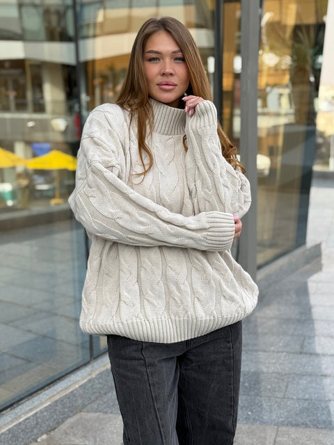Cable Knit Pullover