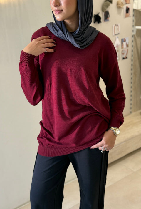 Basic Loose Knit Sweater