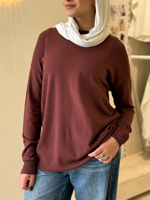 Basic Loose Knit Sweater