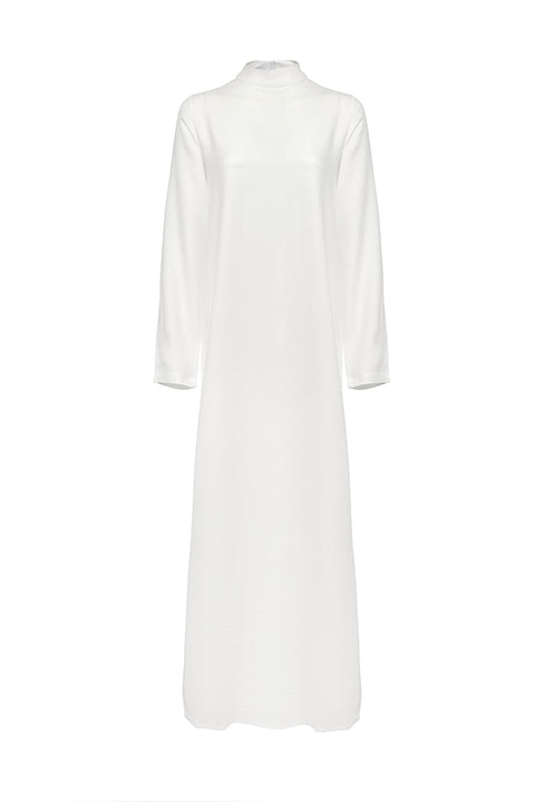Basic white Sleeve Dress