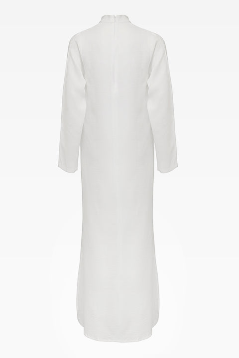 Basic white Sleeve Dress