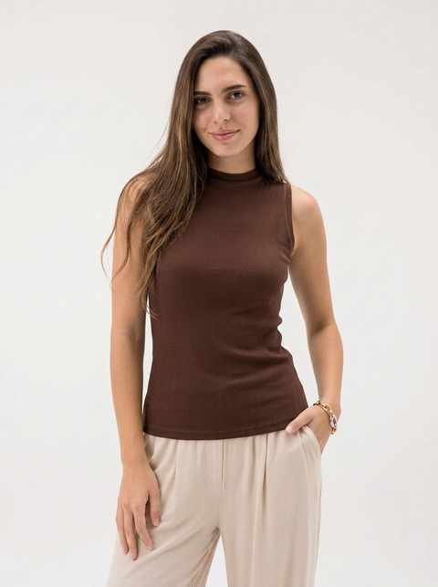 Ribbed Sleeveless Undershirt
