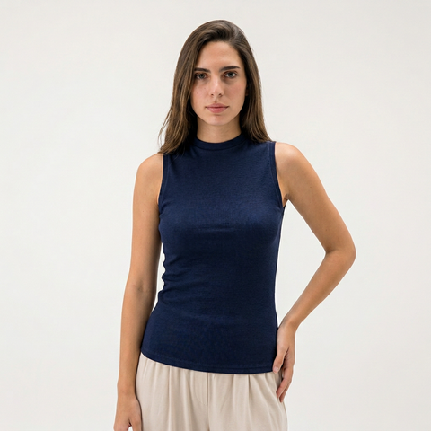 Ribbed Sleeveless Undershirt