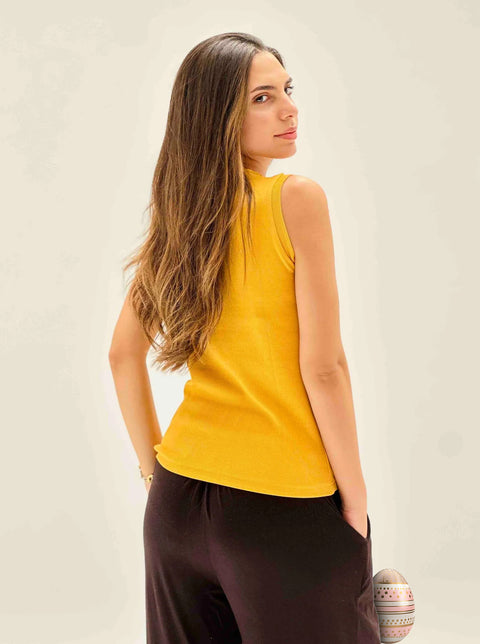 Ribbed Sleeveless Undershirt
