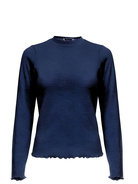 Ribbed Long Sleeve Top